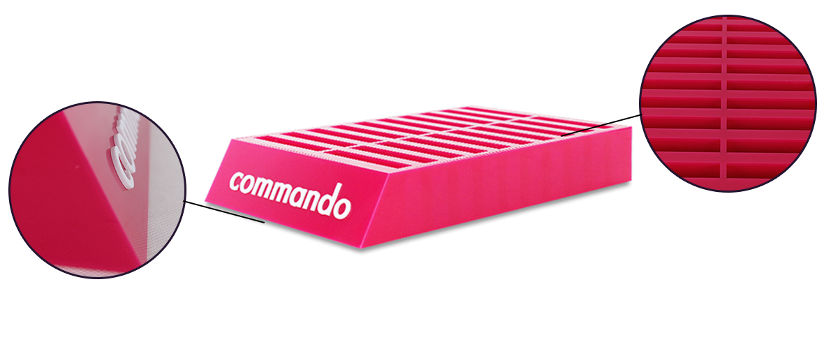 粉色浮雕白色徽標(biāo)絲襪亞克力臺(tái)面展示架