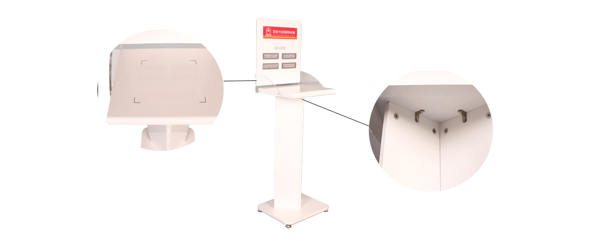 定制落地亞克力和木制電子產(chǎn)品打印機展示架 工廠定制