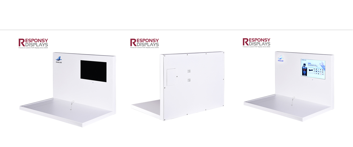 定制亞克力時(shí)尚水下攝影無人機(jī)展示架帶LCD展示屏 工廠直銷