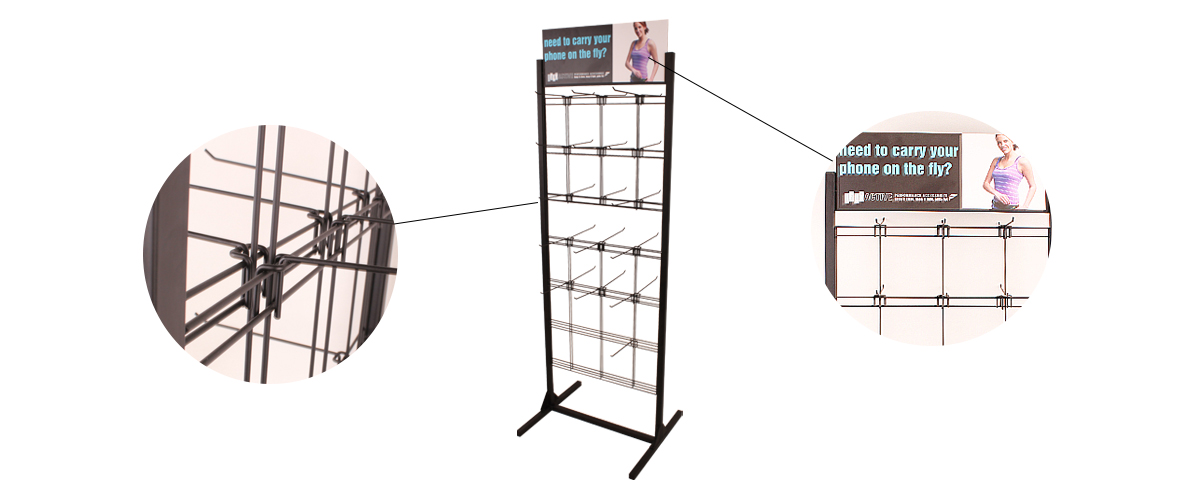 定制落地展架金屬手機(jī)配件展示架 工廠直銷