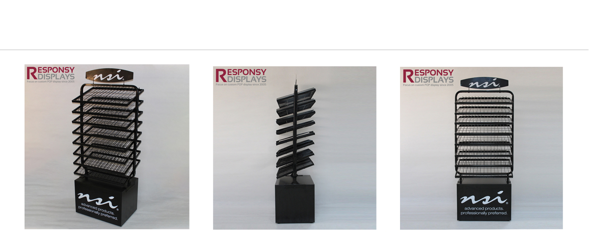 促銷八層落地指甲油金屬展示架，用于購物商店