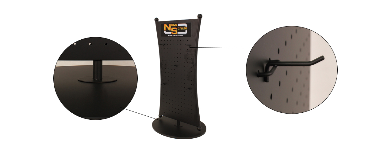 定制現(xiàn)代風格的兩面馬嚼子臺面旋轉展示架